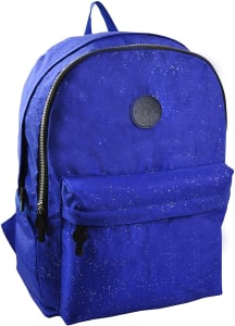  Mochila casual, Nylon, Feminina, Azul 