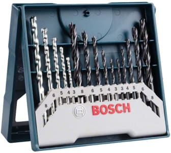 Jogo de Brocas Alvenaria/Metal/Madeira Bosch Mini X-line