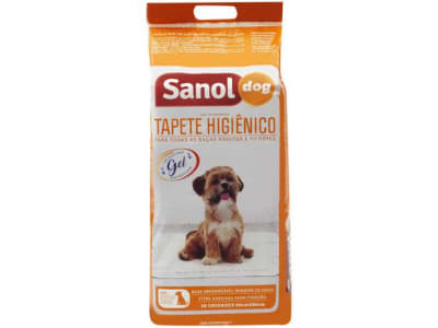 Tapete Higiênico Sanol Dog 80x60cm - 30 Unidades - Magazine Ofertaesperta