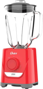 Liquidificador Oster OLIQ501 Jarra de Vidro 1,5 Litros, 1000W, 220V (Vermelho)