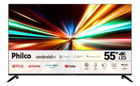 Smart Tv 55" Philco 4K Led Dolby Audio Android - PTV55G7EAGCPBL