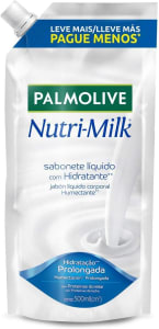 Sabonete Líquido Palmolive Nutri-Milk Nutre & Hidrata 500ml Refil, Palmolive