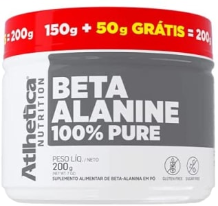 Beta-Alanine 100% Pure 200g - Atlhetica Nutrition