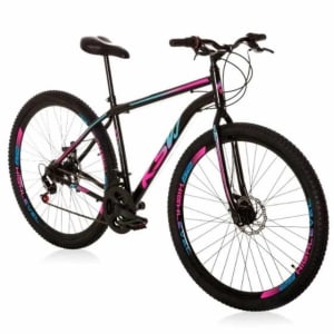 Bicicleta Aro 29 Aço Carbono Ksvj Freios A Disco 21 Vel - Ksvj Bikes 