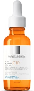 La Roche-Posay Pure Vitamine C10, Vitamina C Pura, Concentrado renovador e corretor, Ácido Hialurônico, Antioxidante, Antirrugas, Rugas e Linhas Finas