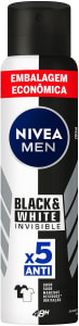 10 Unidades — Desodorante Antitranspirante Aerosol Nivea Invisible Black & White - 200ml