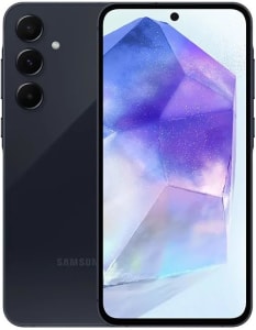 Celular Samsung Galaxy A55 5G, Câmera Tripla até 50MP, Tela 6.6", 256GB Azul Escuro     