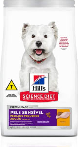 Ração Hill's Science Diet para Cães de Pele Sensível Pedaços Pequenos 6kg