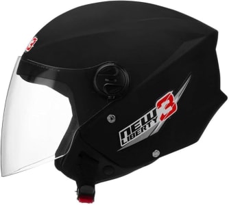 Capacete Para Moto Aberto Pro Tork New Liberty Three Preto Fosco 60