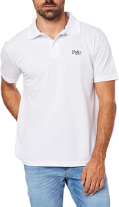 Kit com Três Camisas Polo Slim Fit Logo Brasão, Polo Match