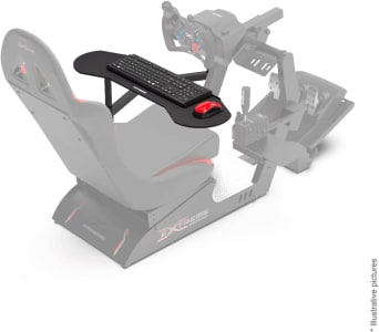 Suporte Para Teclado E Mouse Articulado para Cockpit Simulador- Extreme Simracing