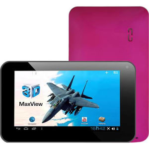 Tablet DL 3D Max View 8GB Wi-fi Tela 7" Android 4.0 Processador Cortex A9 1.2GHz - Rosa