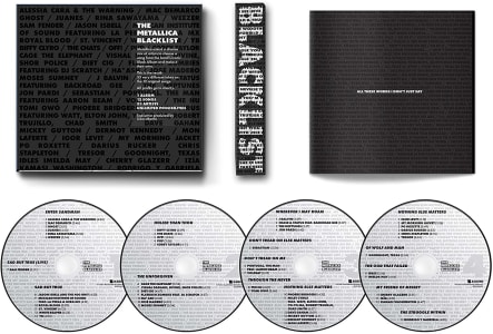 Box Metallica - The Metallica Blacklist 4 CDs