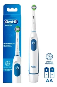 Escova De Dentes Elétrica Pro-saúde Power 2 Pilhas Oral-b