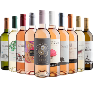 Kit 10 Vinhos Refrescantes por R$24,90 cada garrafa