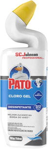 10 Unidades Pato Limpador Sanitário Cloro Gel Marine 750ml