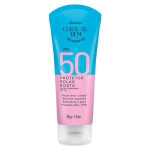 Cuide-Se Bem Protetor Solar Facial FPS 50 50g