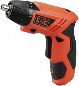 Black Decker Parafusadeira, Bateria 4.8V, com16 Acessórios, Modelo KC4815B, Bivolt