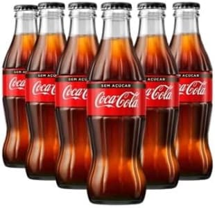 Coca Cola Zero Açúcar Vidro 250ml – 12 Unidades