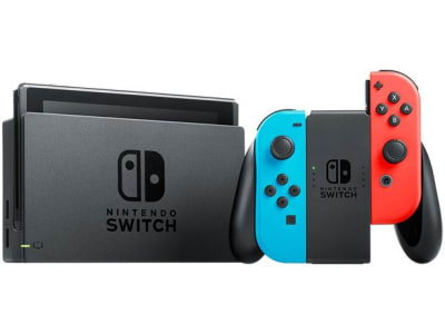 Nintendo Switch 32GB HAC-001-01 1 Controle Joy-Con - Vermelho e Azul - Magazine Ofertaesperta