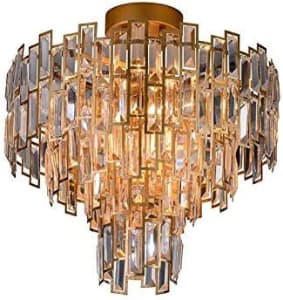 Lustre Pendente Startec Montaggio Dourado E14 Bivolt