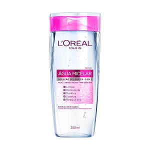 Água Micelar Solução de Limpeza Facial L'Oréal Paris Dermo Expertise 5 em 1