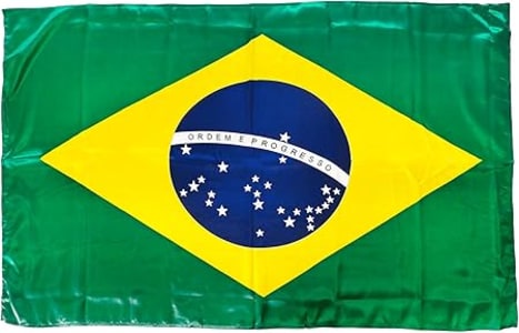 BANDEIRA DO BRASIL 2 PANOS 0,90 X 1,30m