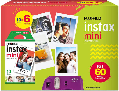 Fujifilm 705061900 - Filme Instax Mini, 6 x 10 Folhas de Fotos