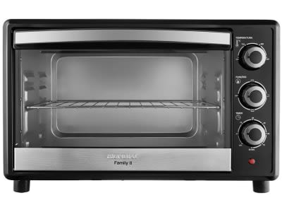 Forno Elétrico de Bancada Mondial com Timer 42L - Preto Family II FR-42 - Forno Elétrico - Magazine OfertaespertaLogo LuLogo Magalu