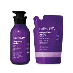 Combo Nativa SPA Orquidea Noire: Loção Corporal 400ml + Refil 350ml