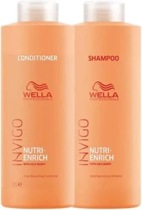 Kit Shampoo e Condicionador Nutri Enrich Invigo Wella Professional - 1L Cada