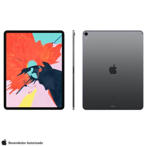 iPad Pro Cinza-espacial com Tela de 12,9", 4G, 256 GB e Processador A12z Bionic - MXF52BZ/A