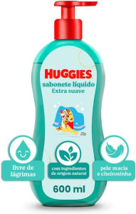 HUGGIES Sabonete Líquido Huggies Extra Suave - 600Ml