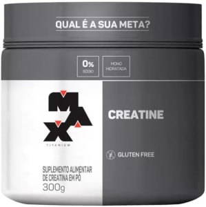 Max Titanium Creatina - Suplemento alimentar de creatina em pó 300g