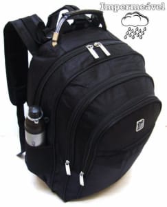 Mochila Reforçada Executiva Preta Masculino/Feminino - Bezzter - Mochila / Bolsa Escolar - Magazine Ofertaesperta