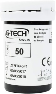 G-Tech Tiras Reagentes Lite (Caixa Com 50 Unidades)
