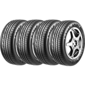 Kit com 4 Pneus Aro 14 Goodyear 185/60R14 Eagle Sport 82H