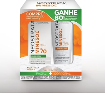 Neostrata Promopack Minesol Fps 70 Sem Cor + Minesol Fps 70 120Ml