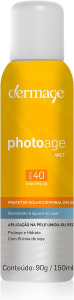 Dermage Photoage Wet Protetor Solar Corporal Fps 40