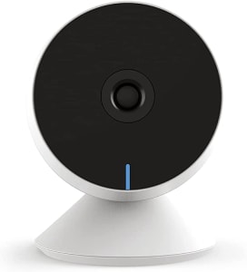 Câmera Inteligente Wi-Fi, Sensor de Movimento e visão noturna, Compatível com Alexa Echo Show, Steck, Branca