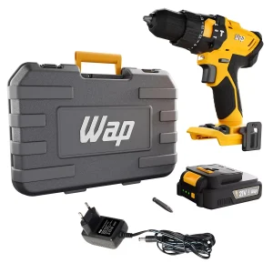 Parafusadeira E Furadeira Wap Impacto 21v 3/8 K21 Id02 Amarela Exclusive Bivolt