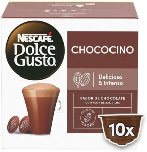 2 Caixas Café em Cápsula Nescafé Dolce Gusto Chococino - 10 Unidades