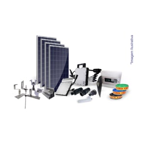 Kit Completo Usina Solar Com 4 Painel Fotovoltaico