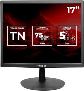 Monitor TGT ST17G, 17 Pol., TN, HD, 3ms, 75Hz, HDMI, TGT-ST17G-BL01