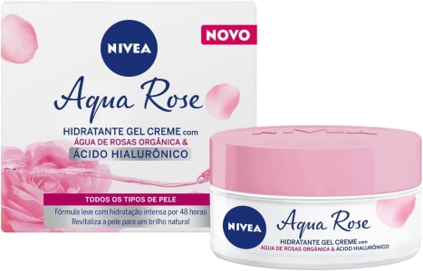 NIVEA Creme Facial Hidratante Em Gel Aqua Rose 50ml