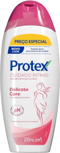 2 Unidades — Sabonete Líquido Protex Cuidado Íntimo Delicate Care - 200ml Cada