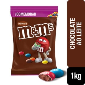 M&MS Chocolate ao Leite 1Kg - M&M'S