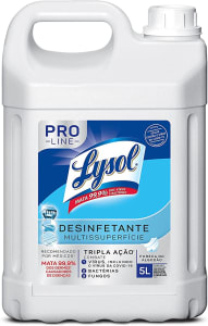 Lysol Pro Line - Desinfetante Líquido, Pureza Do Algodão, 5L