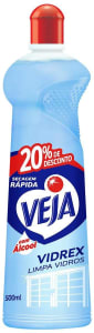 6 Unidades Limpador Vidrex Tradicional - Veja - 500 ml 