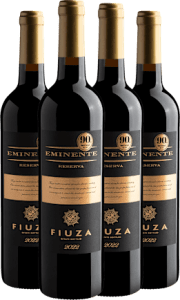 Kit 4 Fiuza Estate Bottled Eminente Reserva por R$49,90 cada garrafa